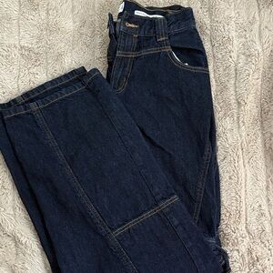 Garage Women's Dark Blue Flare Jeans